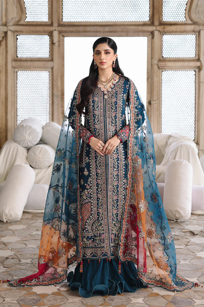 Qalamkar | Shadmaani Formals 25 | RH-02 NEELAM