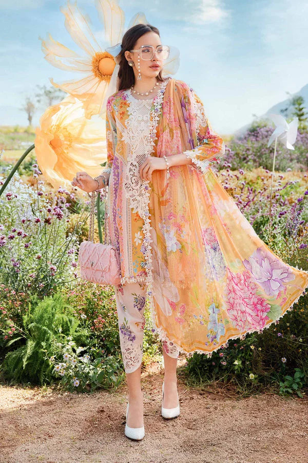 Maria B | M Prints 25 | MPT-2509-A| Zayan Clothing UK