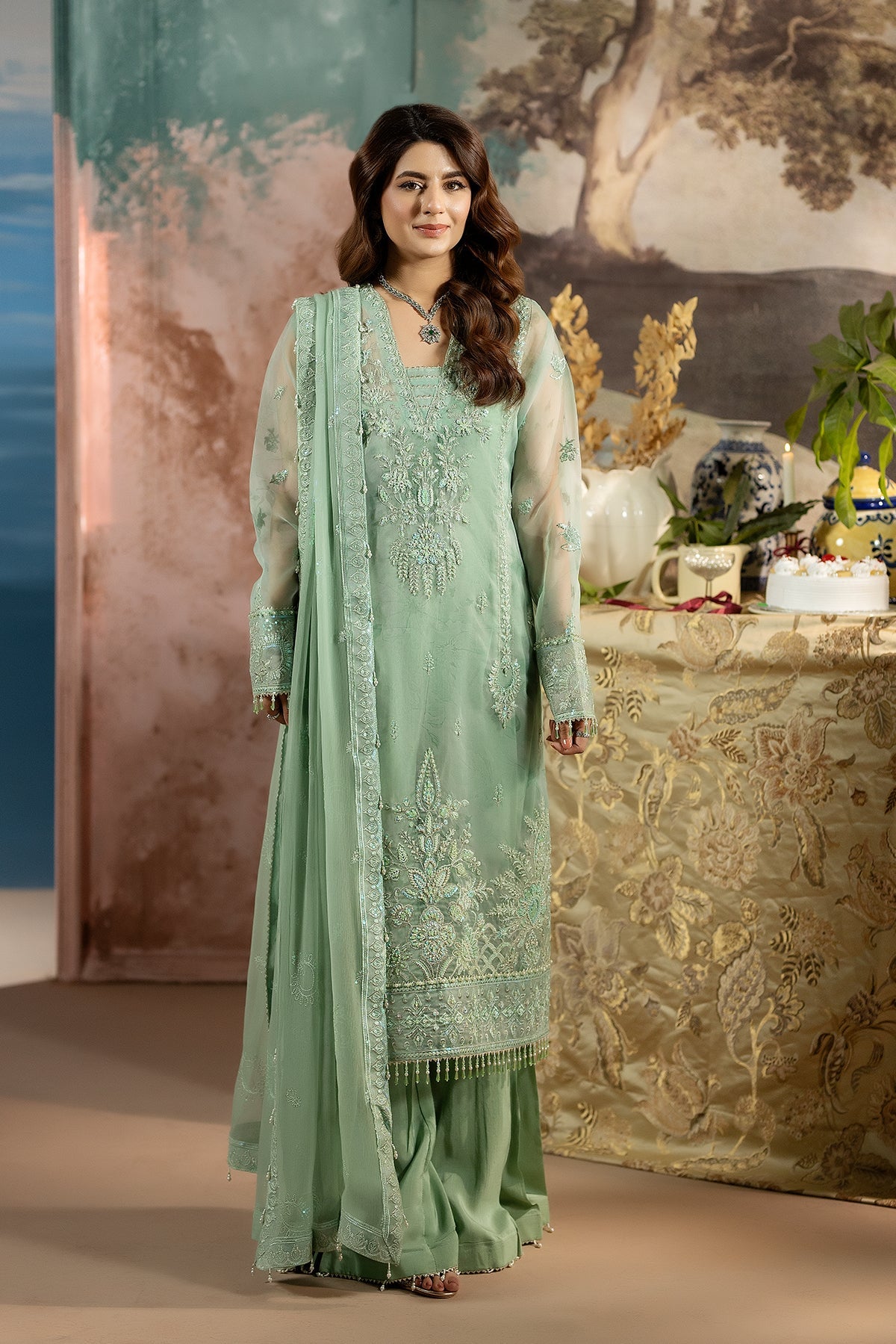Raeesa Premium | Kimora Luxury Organza | HU-67