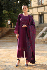 Rangrasiya | Carnation Luxury Shawl Edit | Espresso