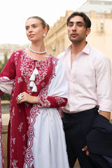 Rangrasiya | Carnation Luxury Shawl Edit | Rose