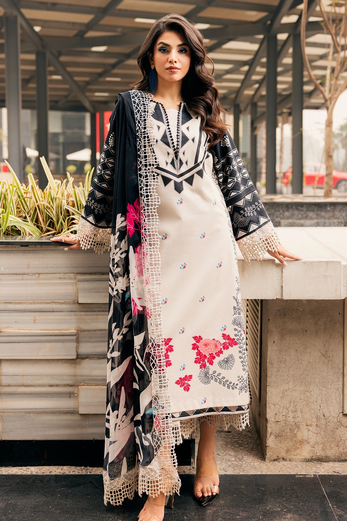 Charizma | Infinity Lawn | 3-PC Unstitched Embroidered Lawn Collection IN6-04