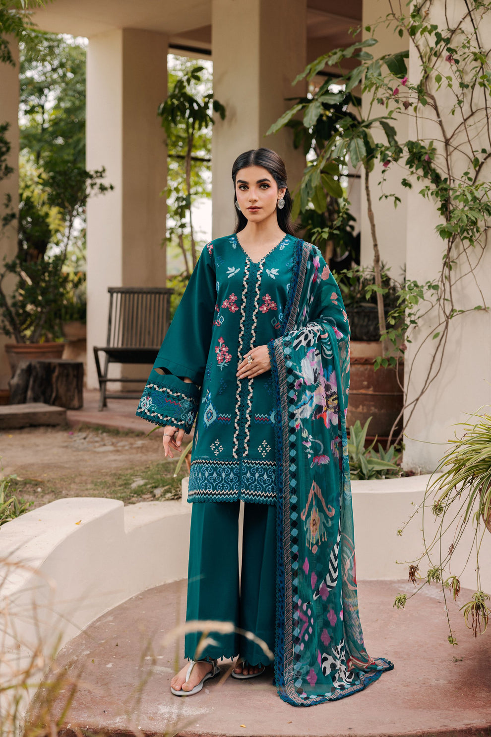 Florent | Festive Luxury Lawn 26 | FZF - 3B