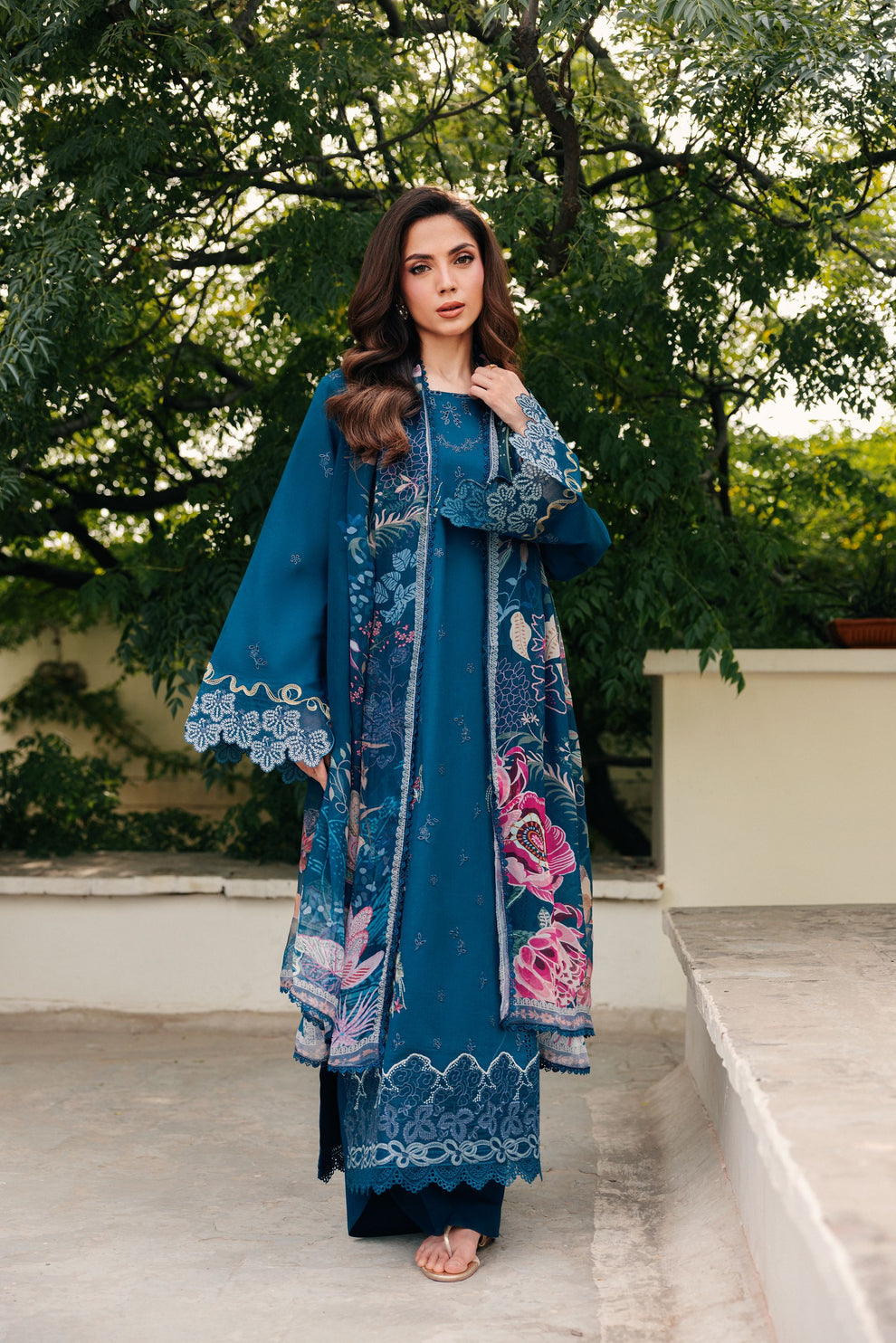 Florent | Festive Luxury Lawn 26 | FZF - 7B