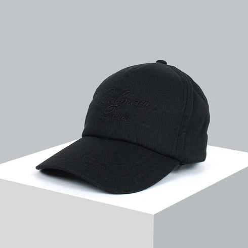 Balmain Signature Black Cap For Men