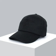 Balmain Black Basic Logo Cap For Men