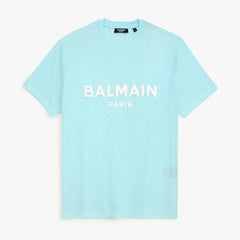 Balmain Sky Blue T-Shirt For Men