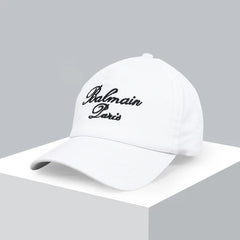 Balmain Signature White Cap For Men