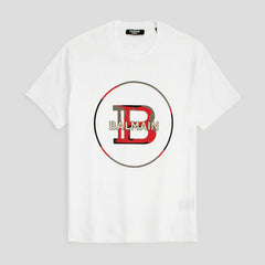B.L.M.N White B Premium Printed T-Shirt For Men