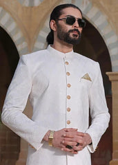 Luminous White Sherwani - The Great Masters (TGM)