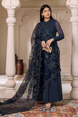 Alizeh | Ready to wear | Navy Blue 3 piece - RTW1012