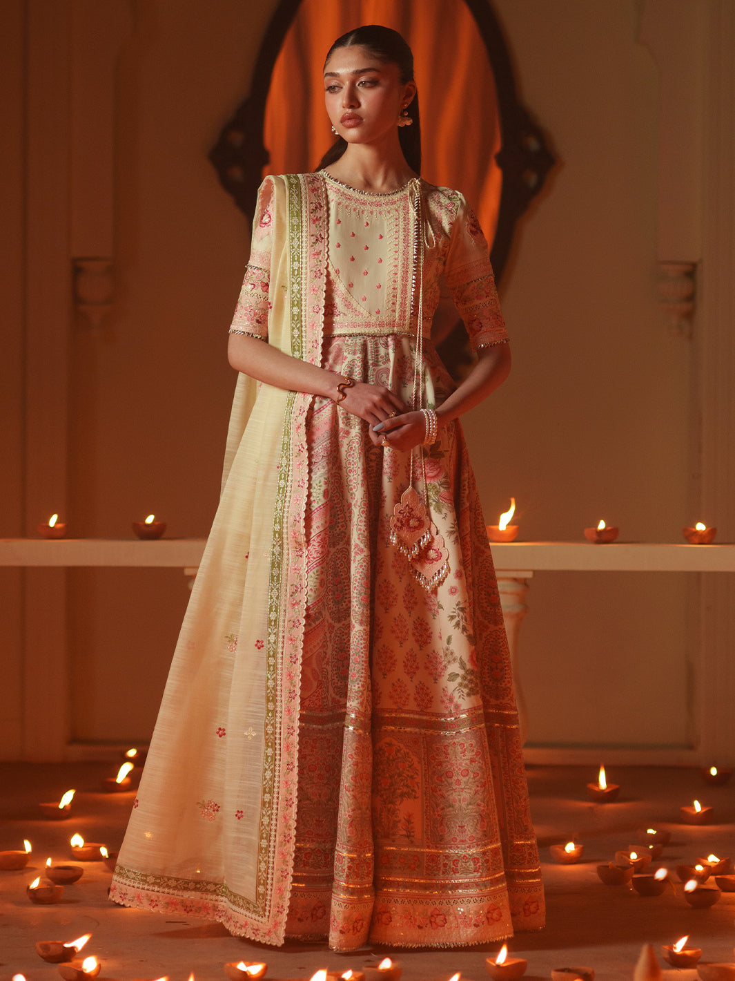 Bin Ilyas | Mashriq Luxury Lawn 26 | D-115-A