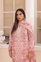 LSM | Embroidered and Printed Lawn | LG-MM-0224