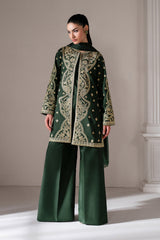 Baroque | Formals Collection | EMBROIDERED RAW SILK UF-4139