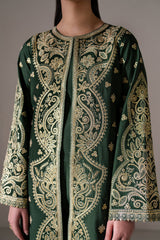 Baroque | Formals Collection | EMBROIDERED RAW SILK UF-4139