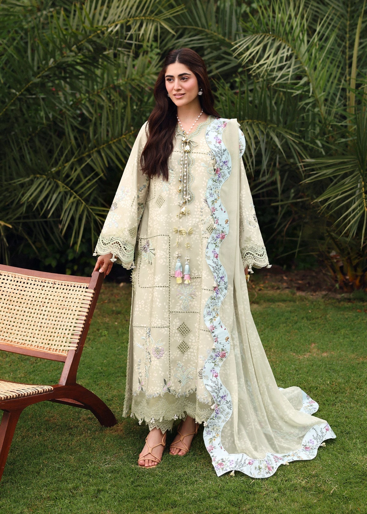 Sardinia | Embroidered Lawn Edit 26 | Monsoon Sage