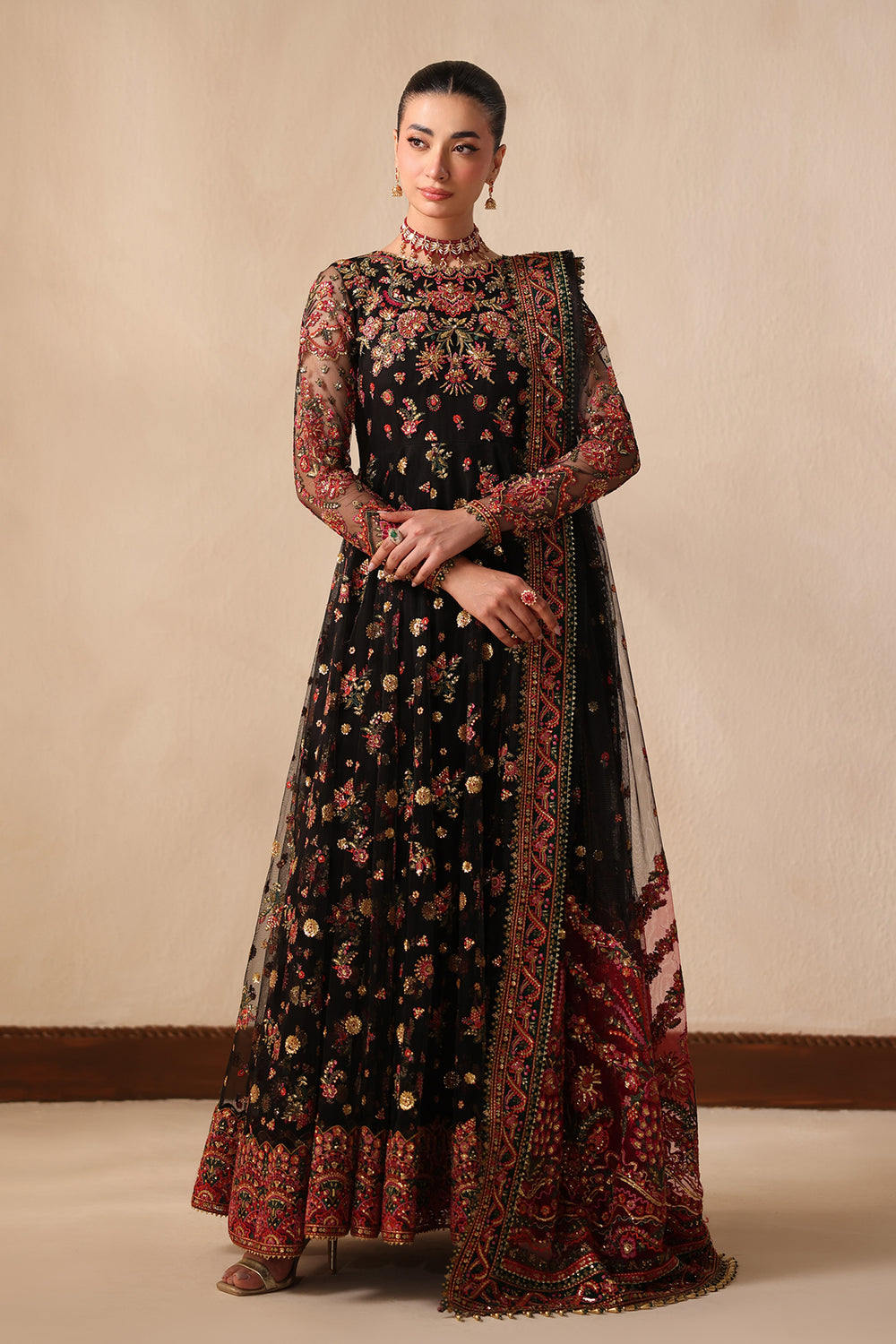 Baroque | Formals Collection | EMBROIDERED NET UF-4492