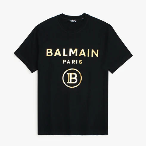 Balmain G Black T-Shirt For Men