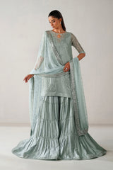 Baroque | Formals Collection | EMBROIDERED CHIFFON UF-4389