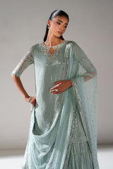 Baroque | Formals Collection | EMBROIDERED CHIFFON UF-4389