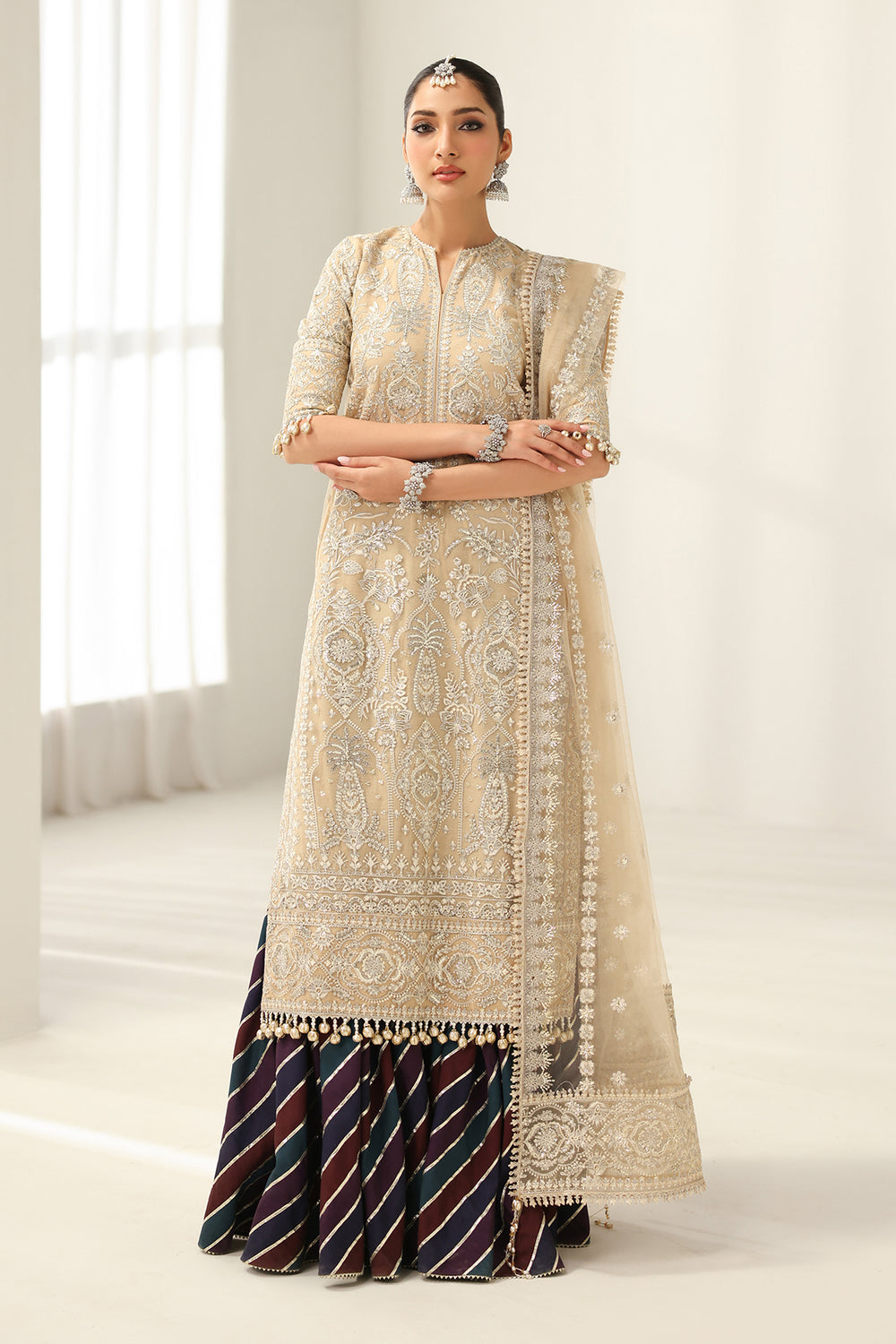 Baroque | Formals Collection | EMBROIDERED NET UF-4183