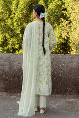 Cross Stitch | Premium Lawn 24 | LIME PRIMROSE