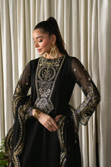Neeshay | Ready to Wear Chiffon | RTW-CHFN-03 Black