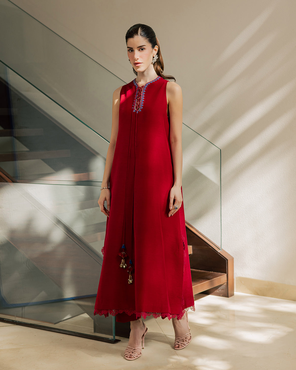 Sadaf Fawad Khan | Eva Luxury Pret 26 | Whip Red