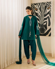 Sadaf Fawad Khan | Eva Luxury Pret 26 | Viridian