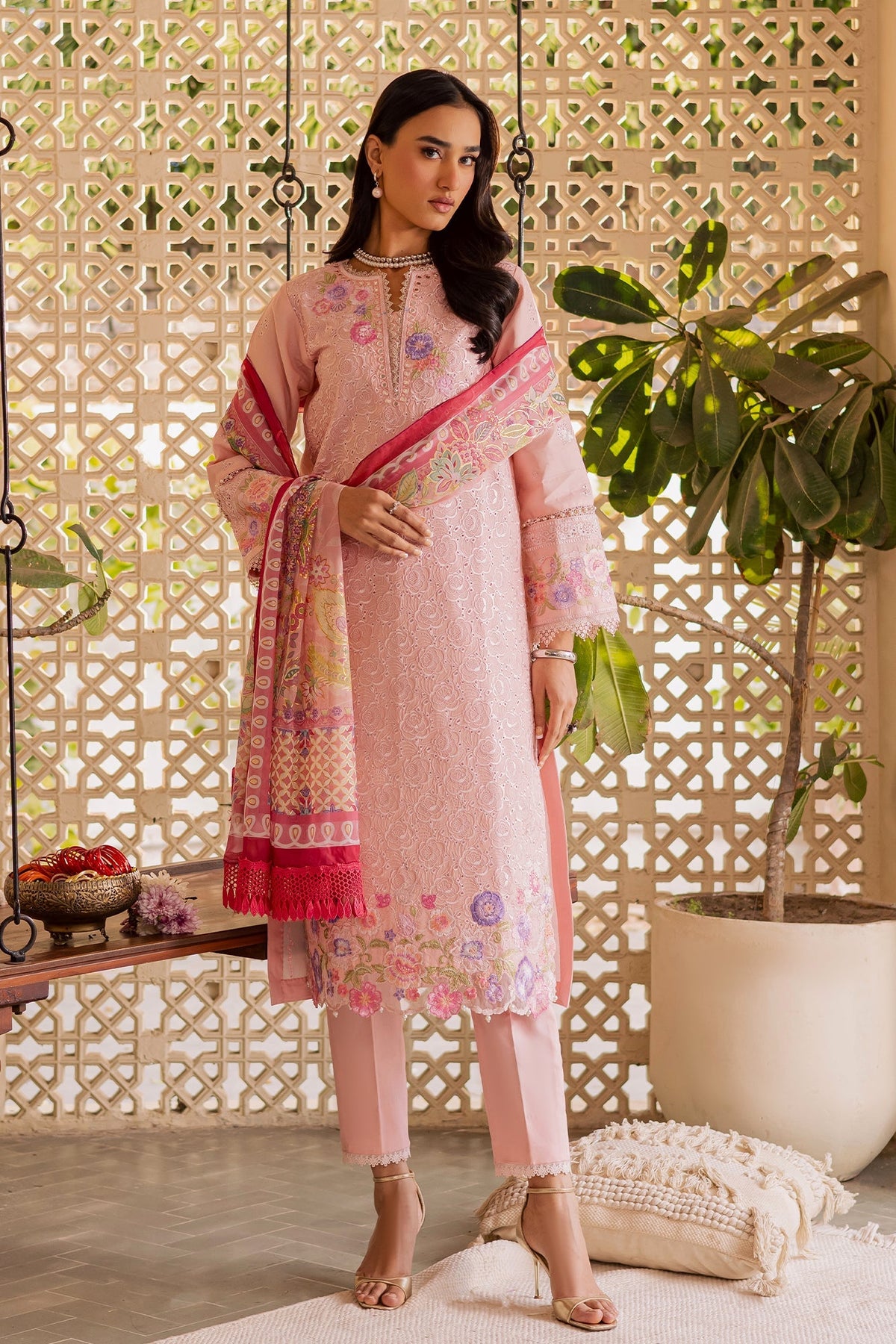 Rajbari | Selene Premium Festive Lawn | Noore