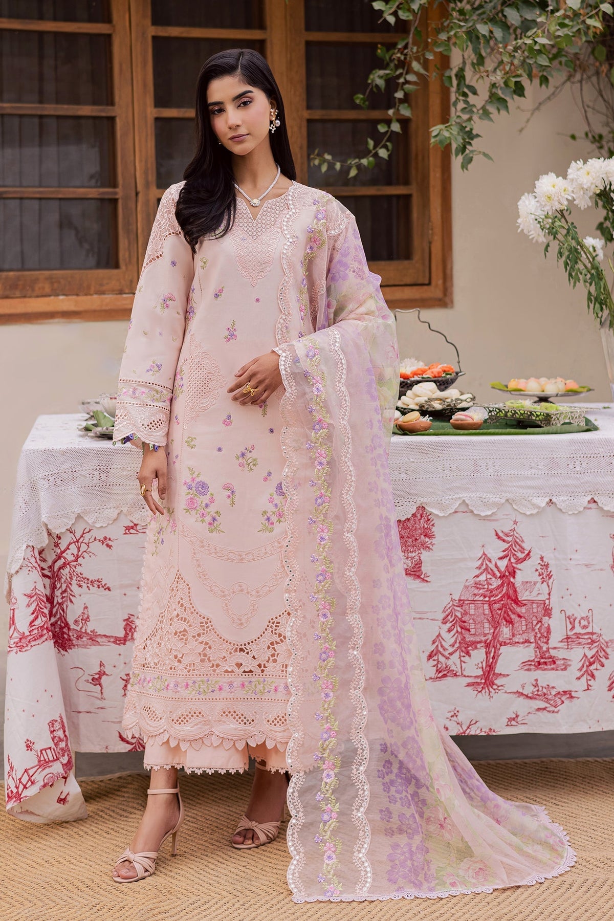 Rajbari | Selene Premium Festive Lawn | Kaya