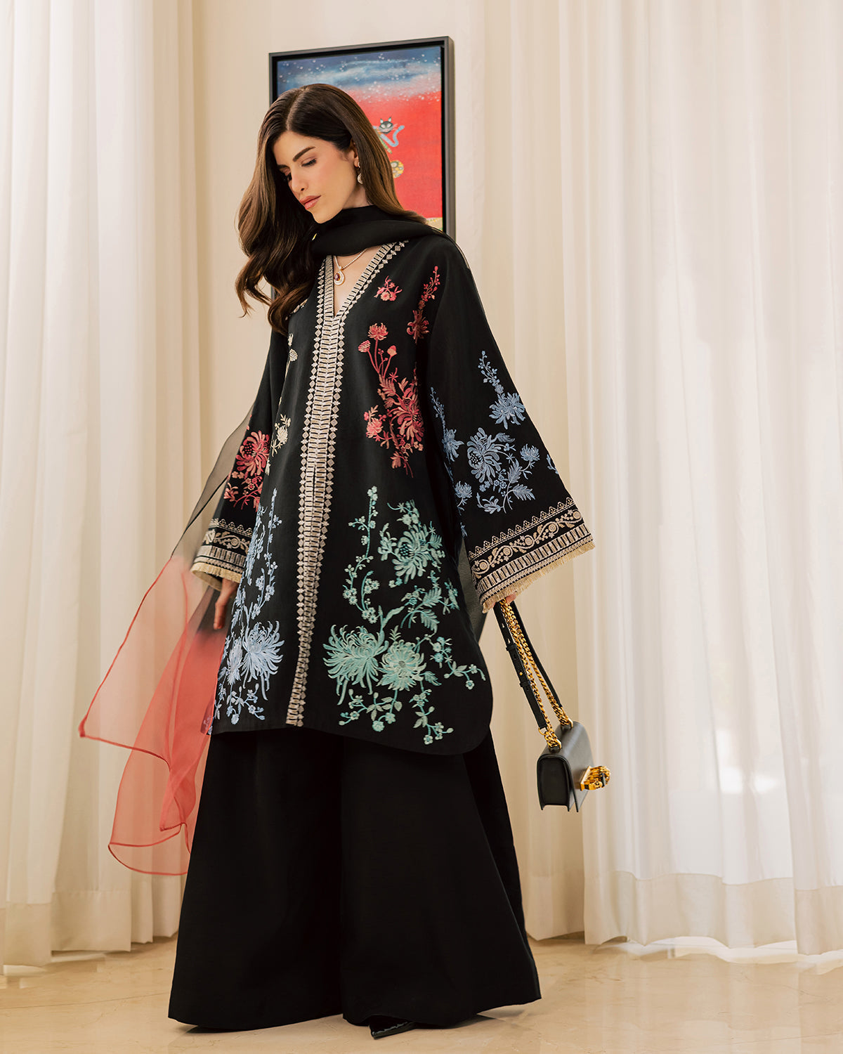 Sadaf Fawad Khan | Eva Luxury Pret 26 | Sable