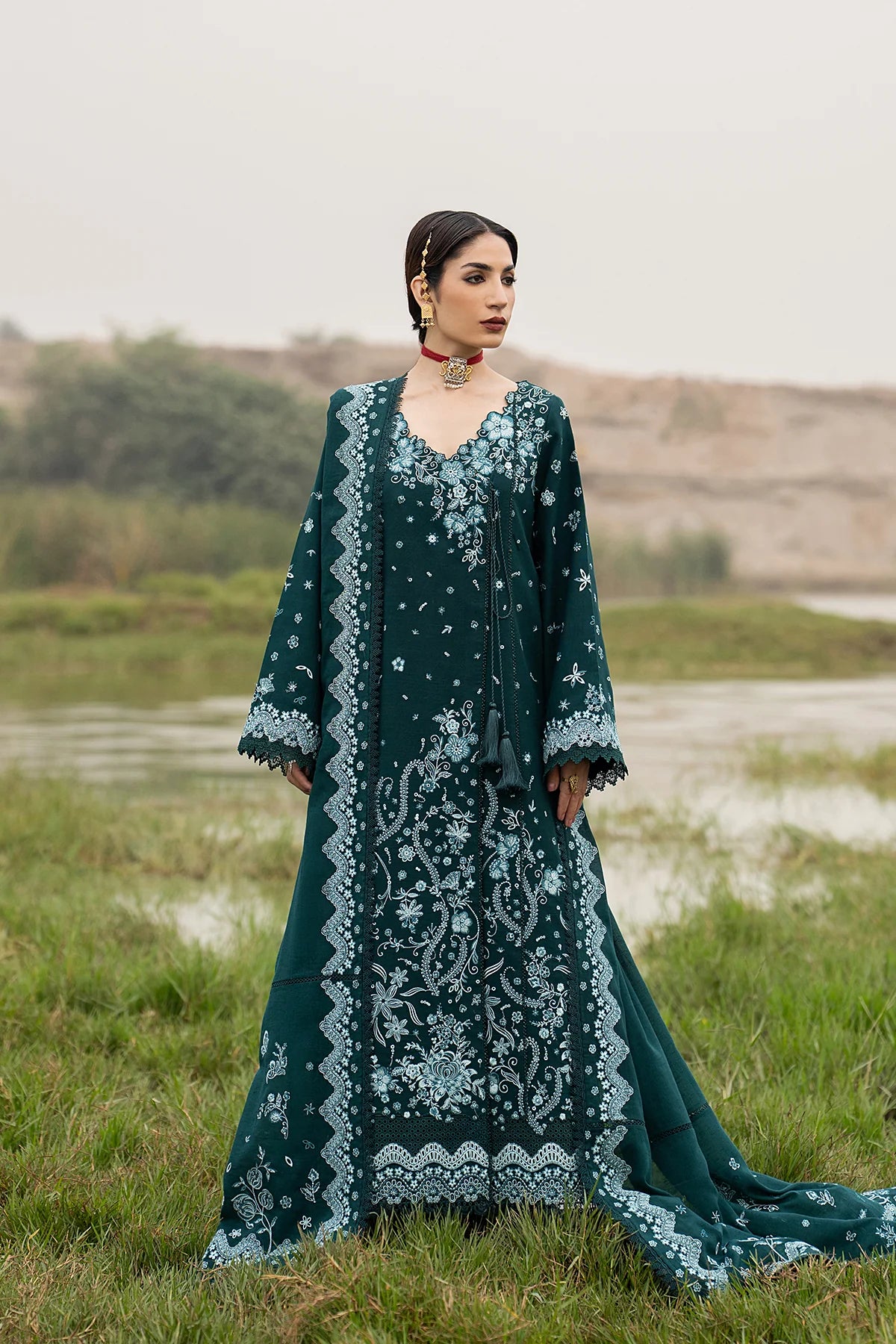 Afrozeh | SUKHAN WINTER UNSTITCHED '26 | RIYASAT