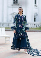 Elaf Premium | Signature Embroidered Lawn with Chiffon Collection 26 | ESG-3A MARIEL