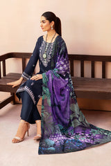 Afsanah | Essentials Lawn | MIDNIGHT A-03