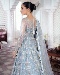 Gulaal | Wedding Formals | Mehnaaz Embroidered Net 3-Piece Suit WS-13