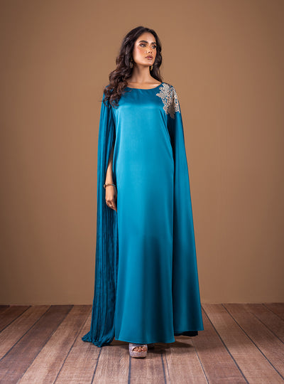 Zainab Chottani | The Kaftan Edit | Teal Waves