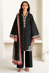Farasha | Summer Weaves Embroidered Lawn | Raven Bloom