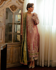 Mushq | Sunehri Lama Silk | Seema | Zayan Clothing UK