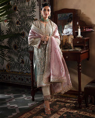 Mushq | Sunehri Lama Silk | Amaya | Zayan Clothing UK