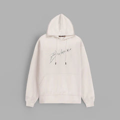Balmain Off-White Silver S Hoodie For Men