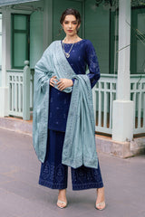 Naqshi | Nuri Khaddar Velvet Marina | Nourhan