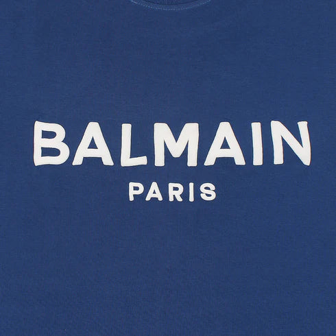 Balmain Royal Blue T-Shirt For Men