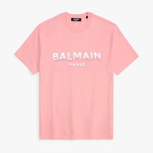 Balmain S Pink T-Shirt For Men