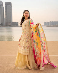 Aya Luxury Lawn Merjem - Faiza Saqlain 3-Piece