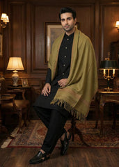 Olive Green Kashmiri Shawl