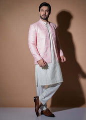 Blush Pink Prince Coat - 3 Piece Set