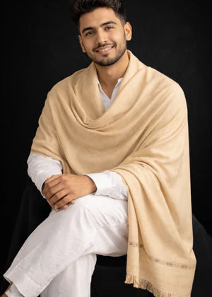 Jeeva Textile Dussa Handmade Angora Wool - Toosh Cream Shade