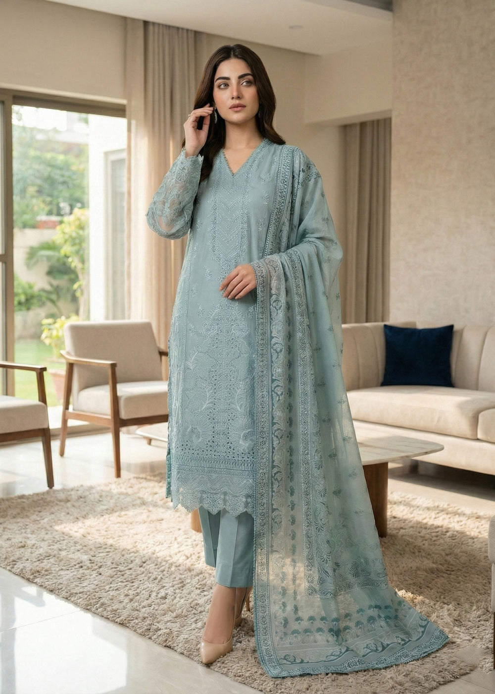 Diara Couture | Eid Lawn 26 |EID. ELIYAAR - ZD-4672