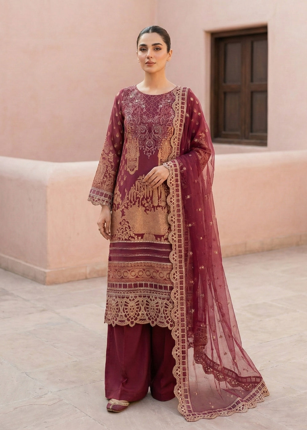 Diara Couture | Eid Lawn 26 | MIRAAJ - LAWN-18